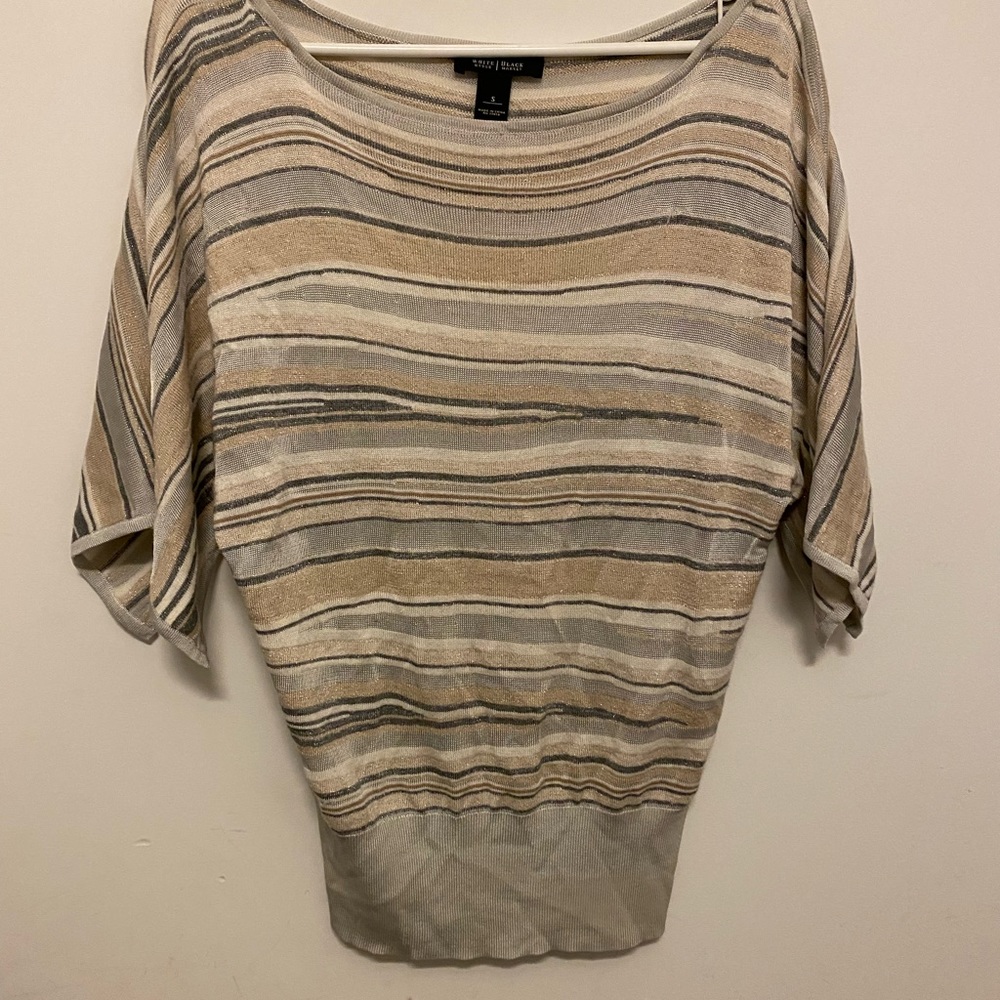 WHBM shimmery small blouse